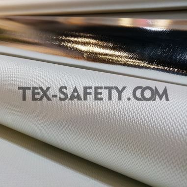 Tejido recubierto con papel de aluminio de fibra de vidrio